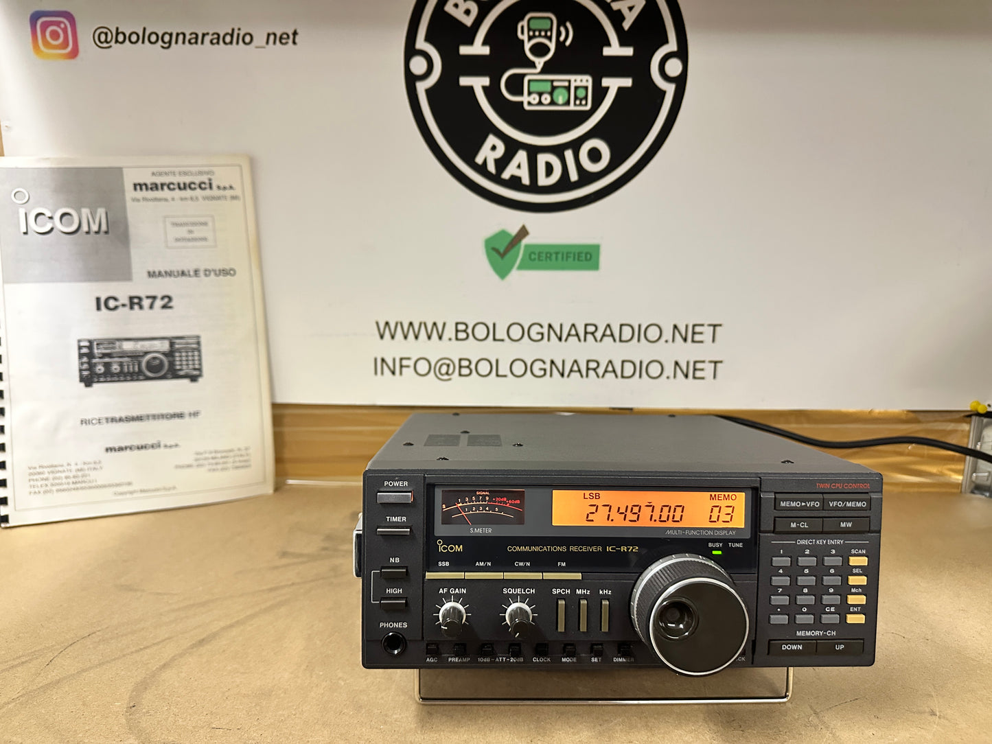 Icom ic r72 condizioni eccellenti