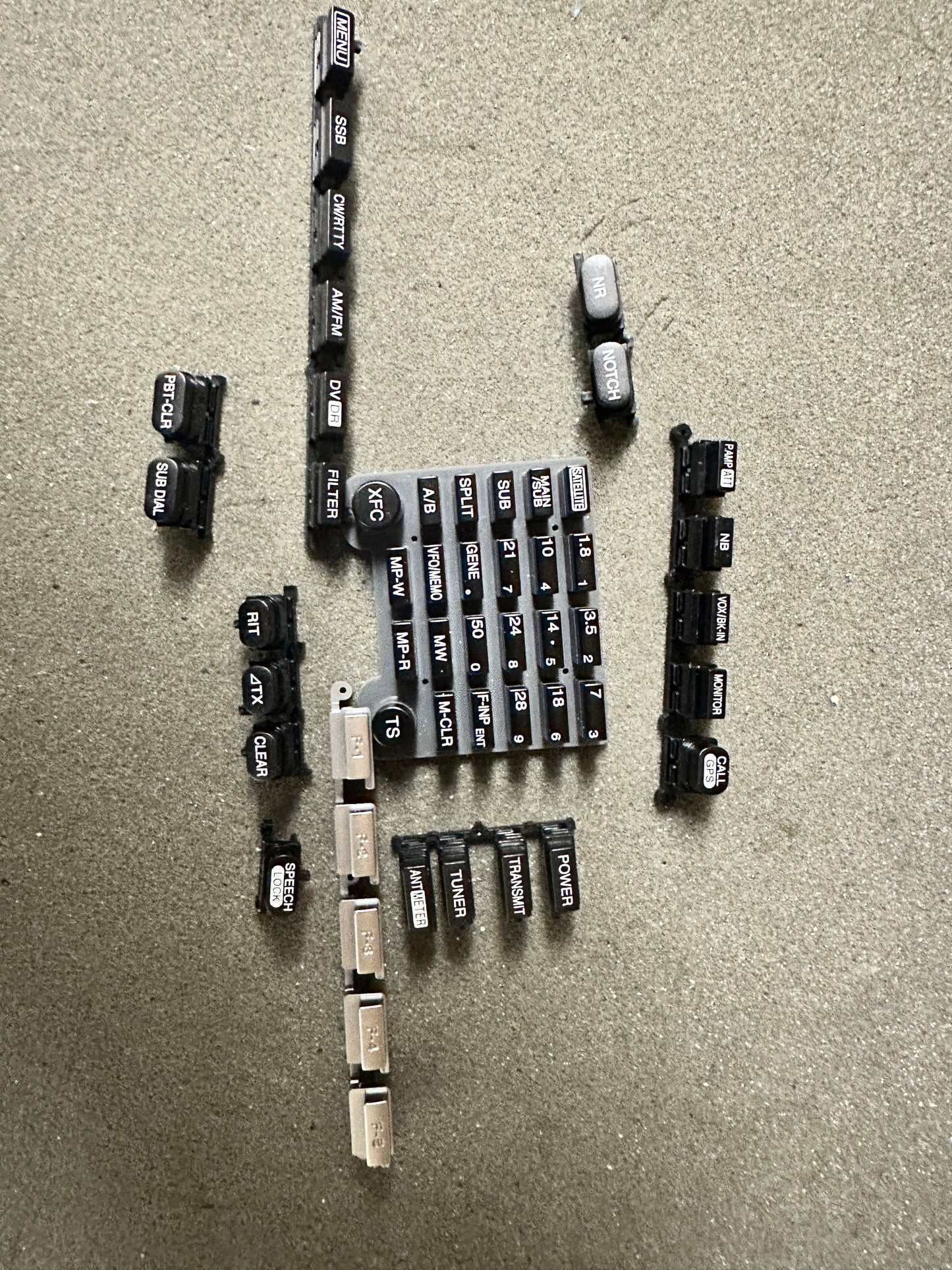 Icom ic 9100 tastiera completa