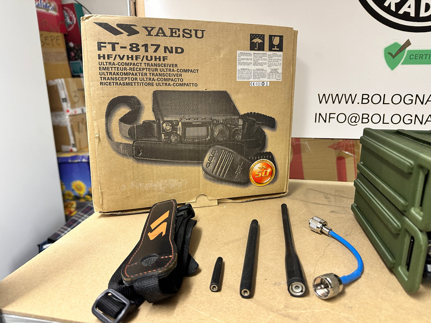 Ricetrasmettitore yaesu FT-817ND