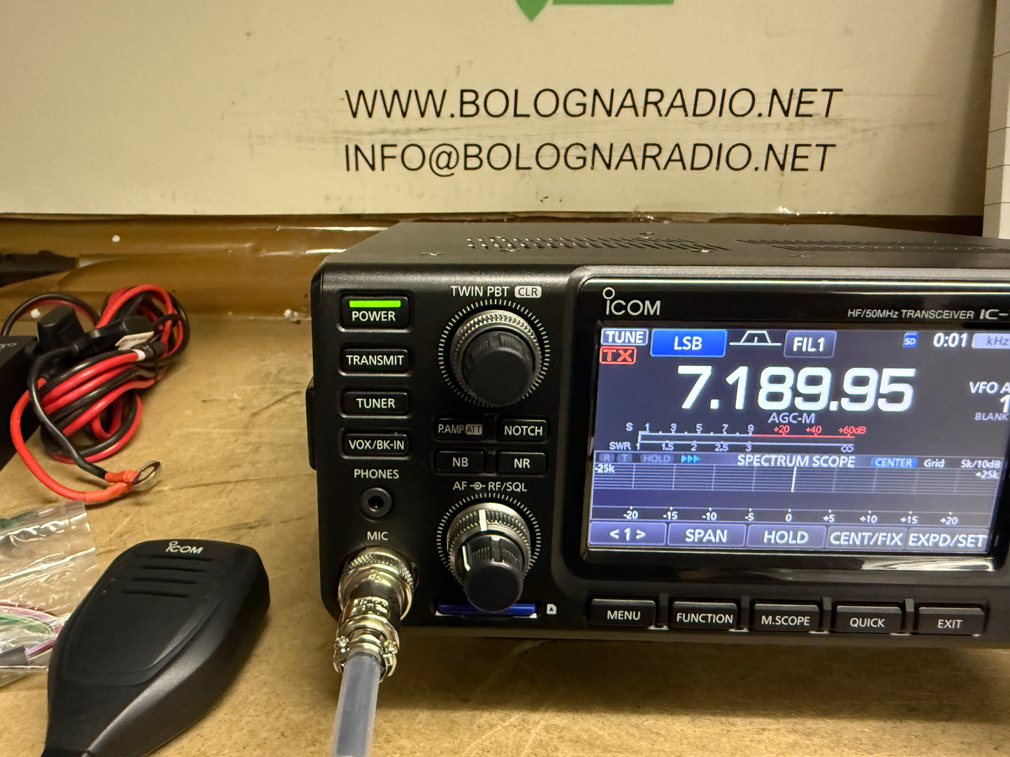 A-1 Icom ic 7300 pari al nuovo Garanzia 12 Mesi