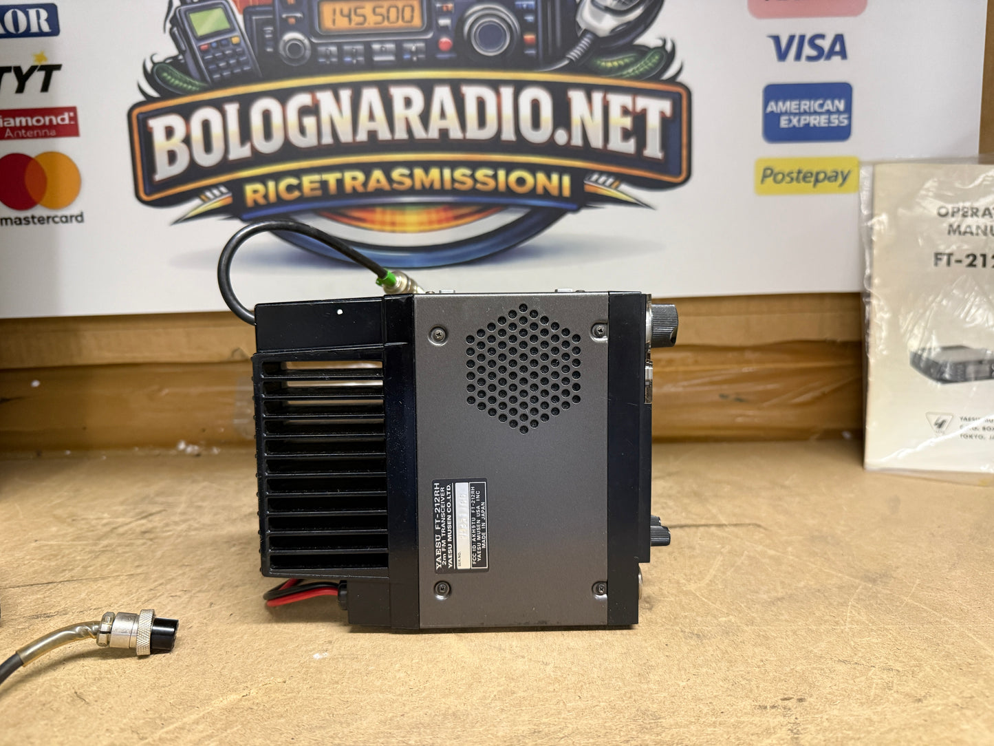 Yaesu FT 212RH + toni squelch full set Garanzia 6 Mesi
