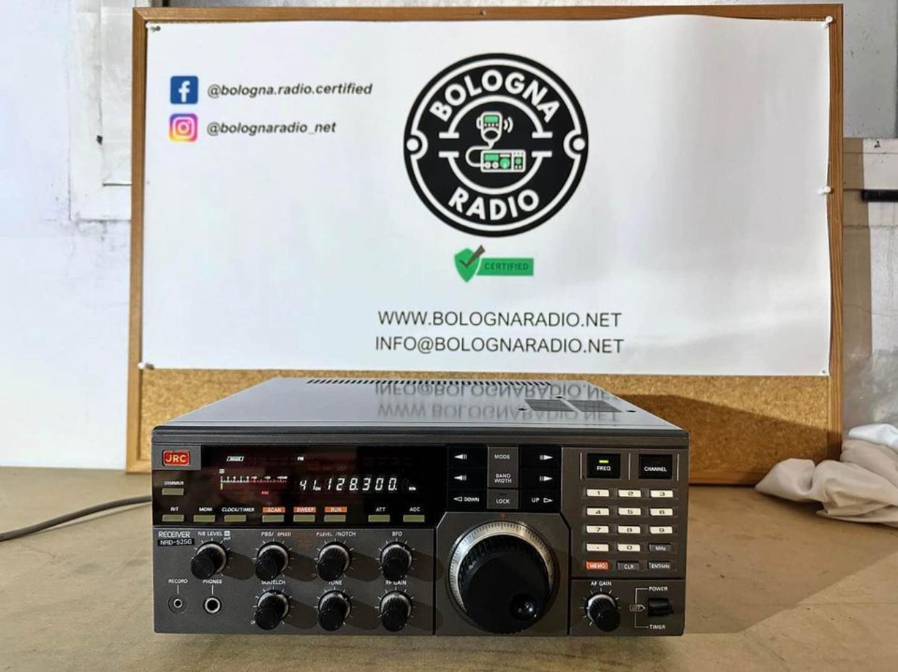 Ricevitore scanner JRC 525G Con modulo VHF - UHF - banda aerea