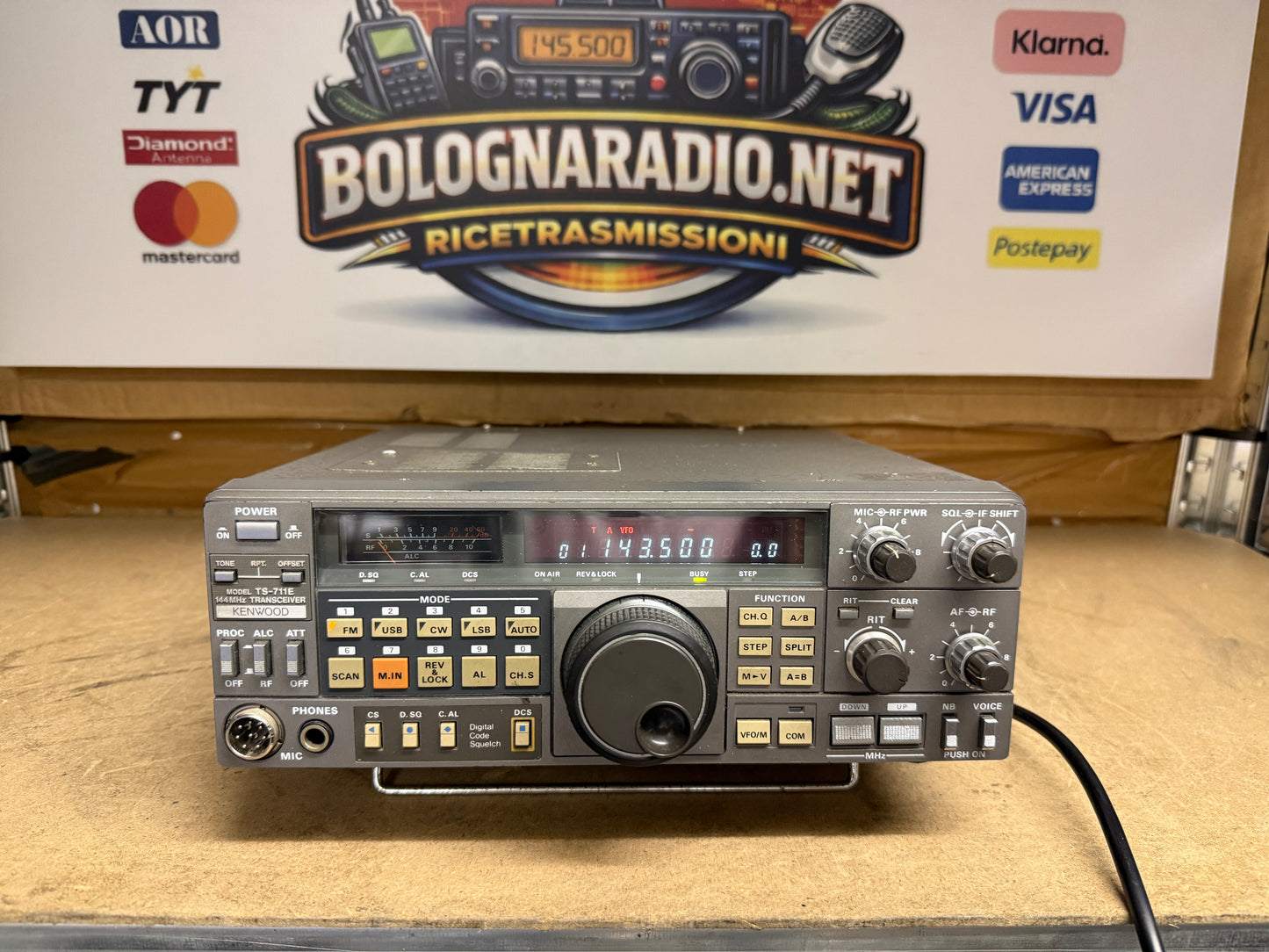 Kenwood TS 711 + toni squelch Garanzia 12 Mesi