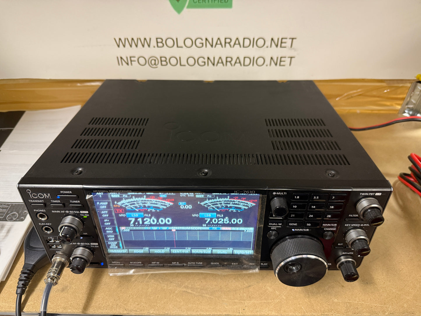 Icom ic 7610 pari al nuovo full set garanzia 12 mesi