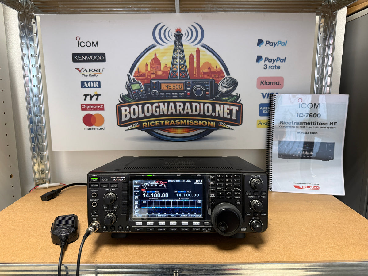 Icom ic 7600 pari al nuovo full set Garanzia 12 Mesi