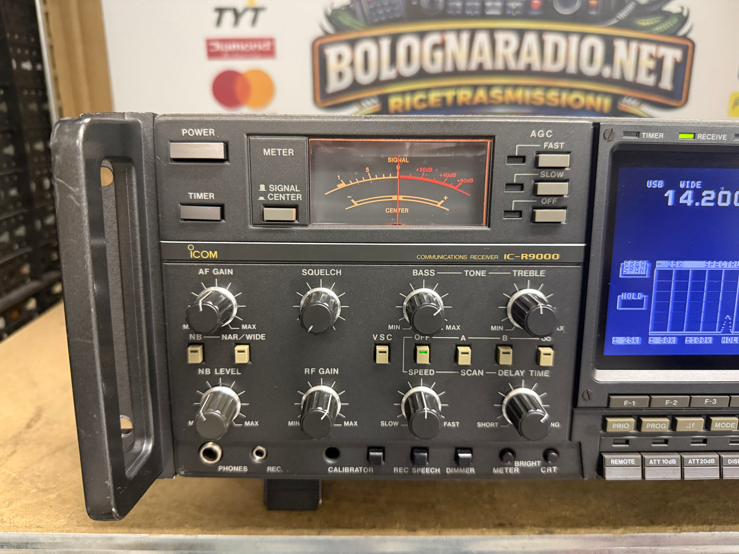 Icom IC-R 9000 LCD perfetto Garanzia 12 Mesi