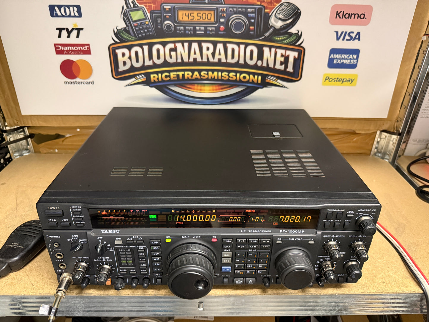 Yaesu FT 1000 MP collins 12volt perfetta Garanzia 12 Mesi