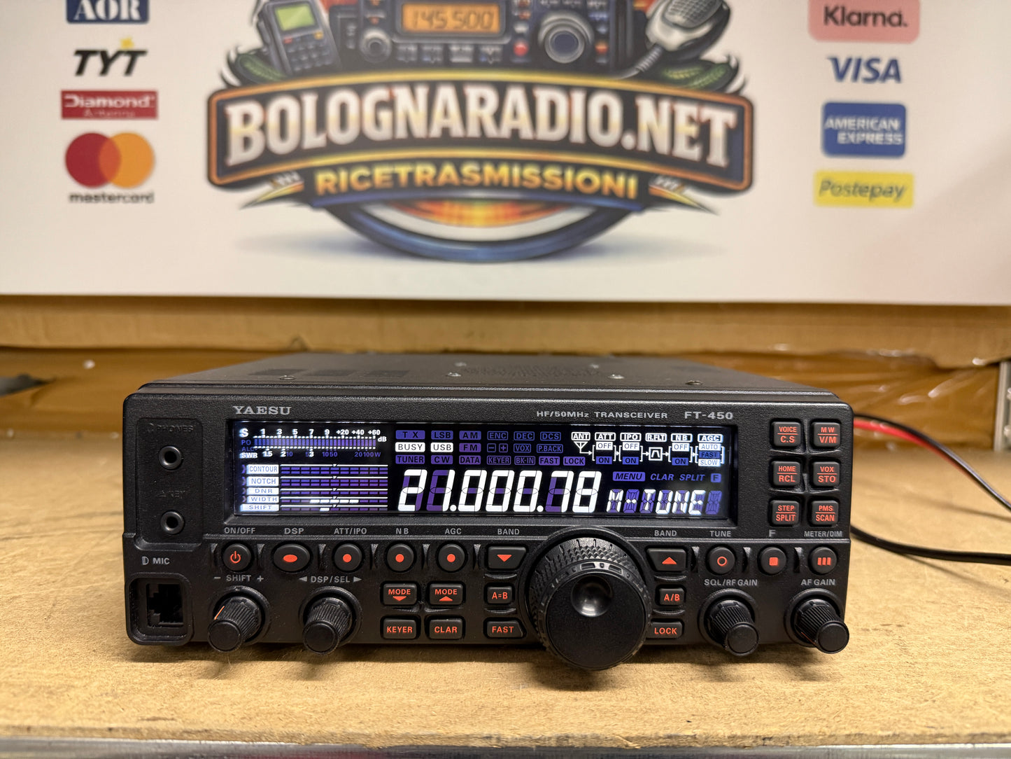 Yaesu FT 450 perfetta Garanzia 12 Mesi
