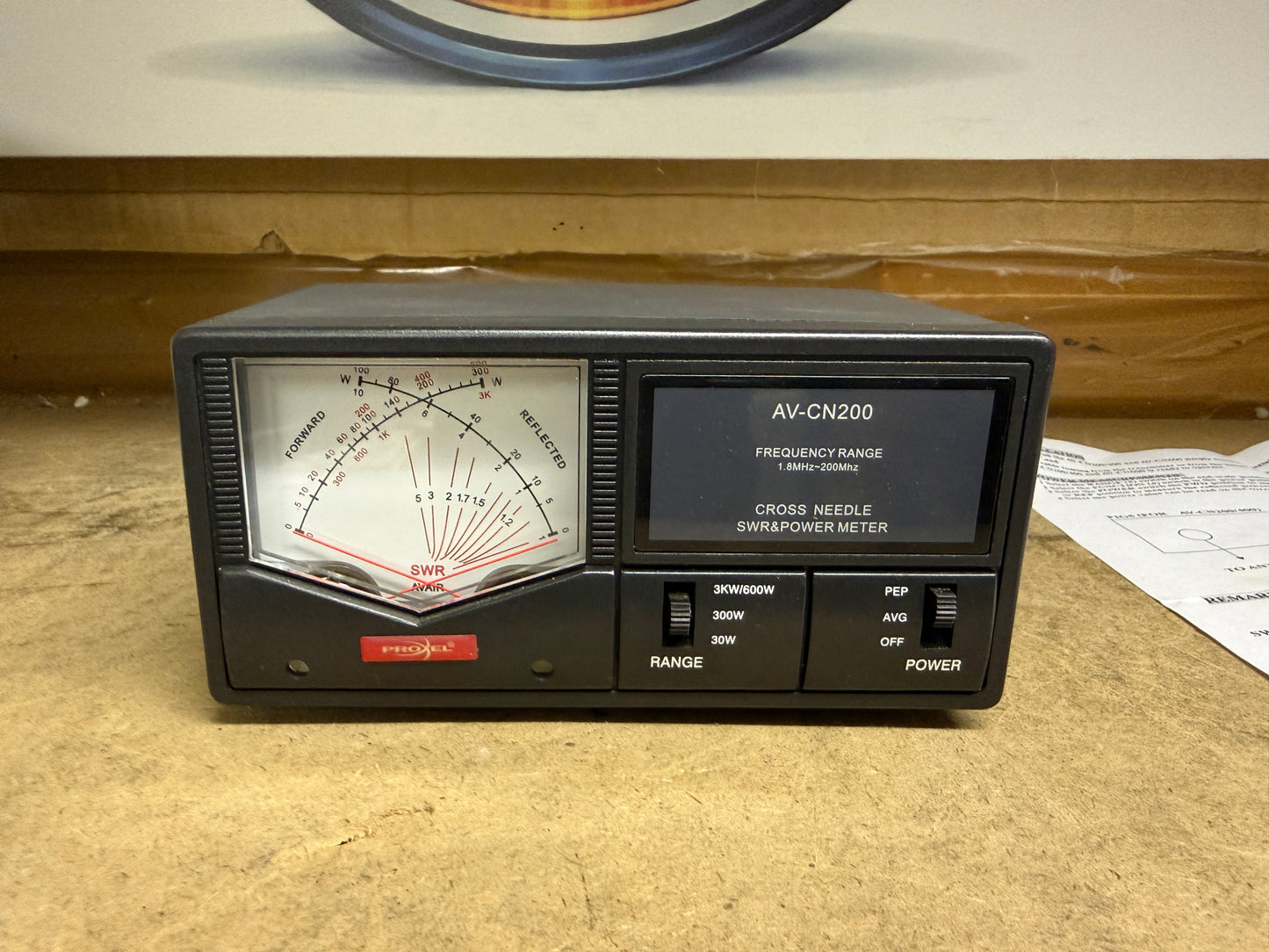 Proxel CN-200 ROSMETRO WATTMETRO HF/VHF 3Kw.