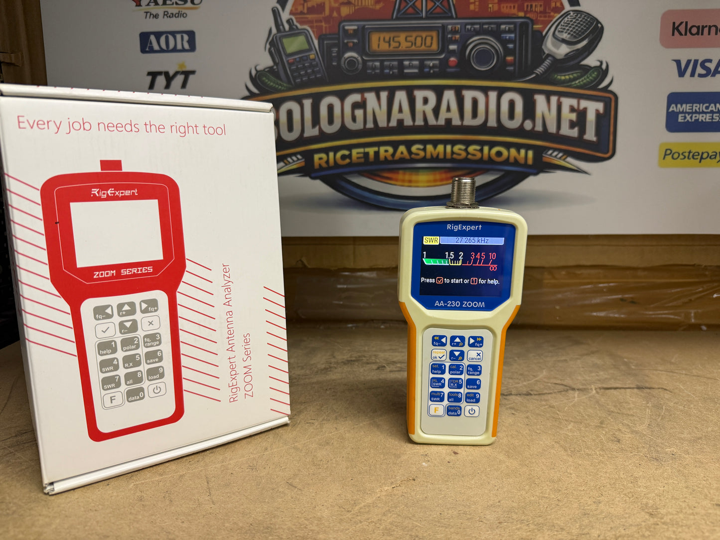 RigExpert AA230 ZOOM Analizzatore fino a 230 MHz, Bluetooth