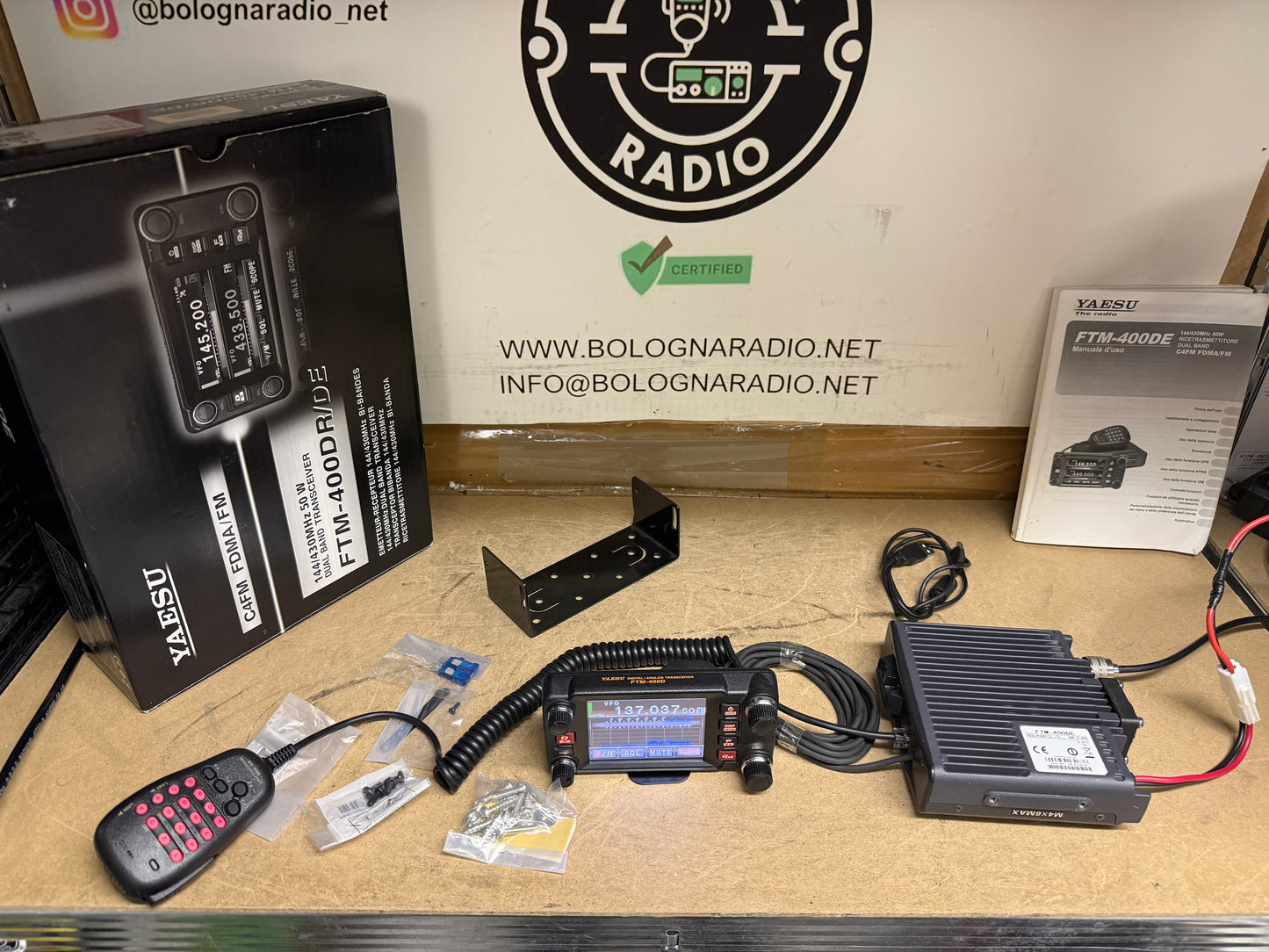 A-1 Yaesu FTM 400E perfetto Garanzia 6 Mesi