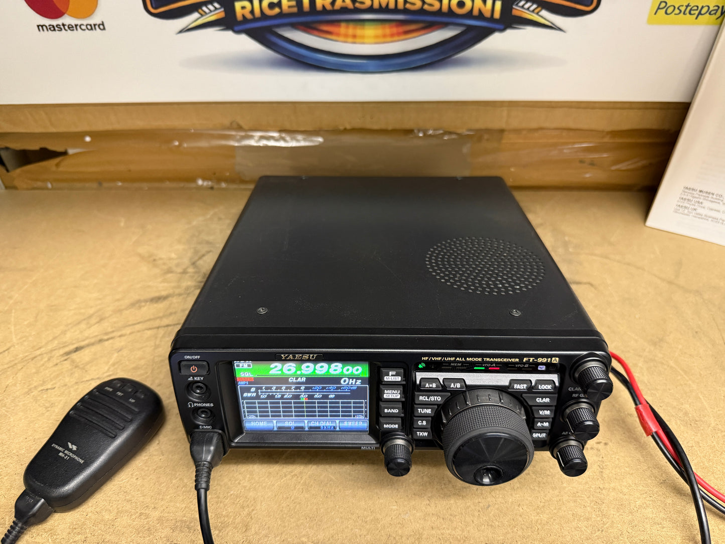 A-1 Yaesu FT 991A pari al nuovo garanzia 12 mesi full set
