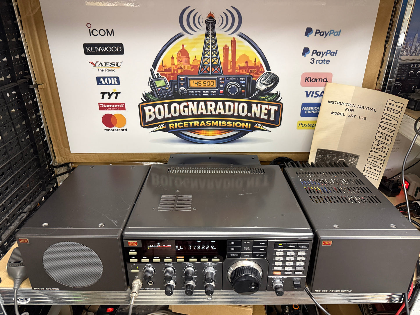 A-1 JRC-135 + Bwc + Alimentatore + speaker Garanzia 12 Mesi