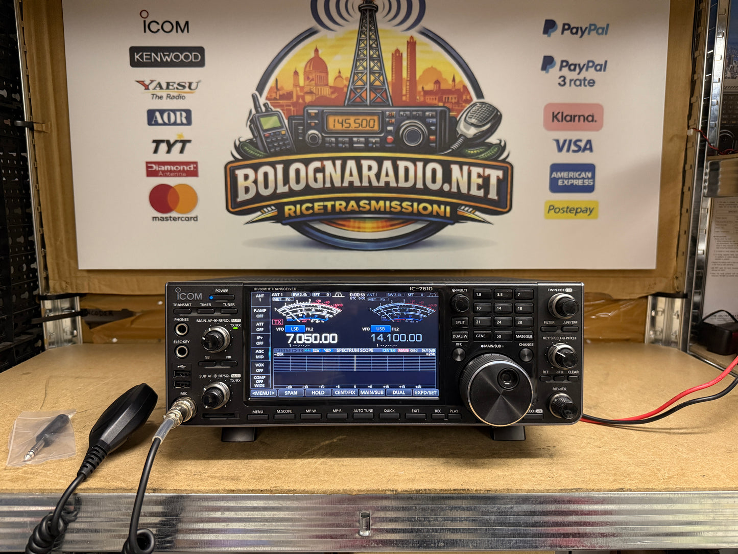 A-1 Icom ic 7610 perfetto full set garanzia 6 mesi