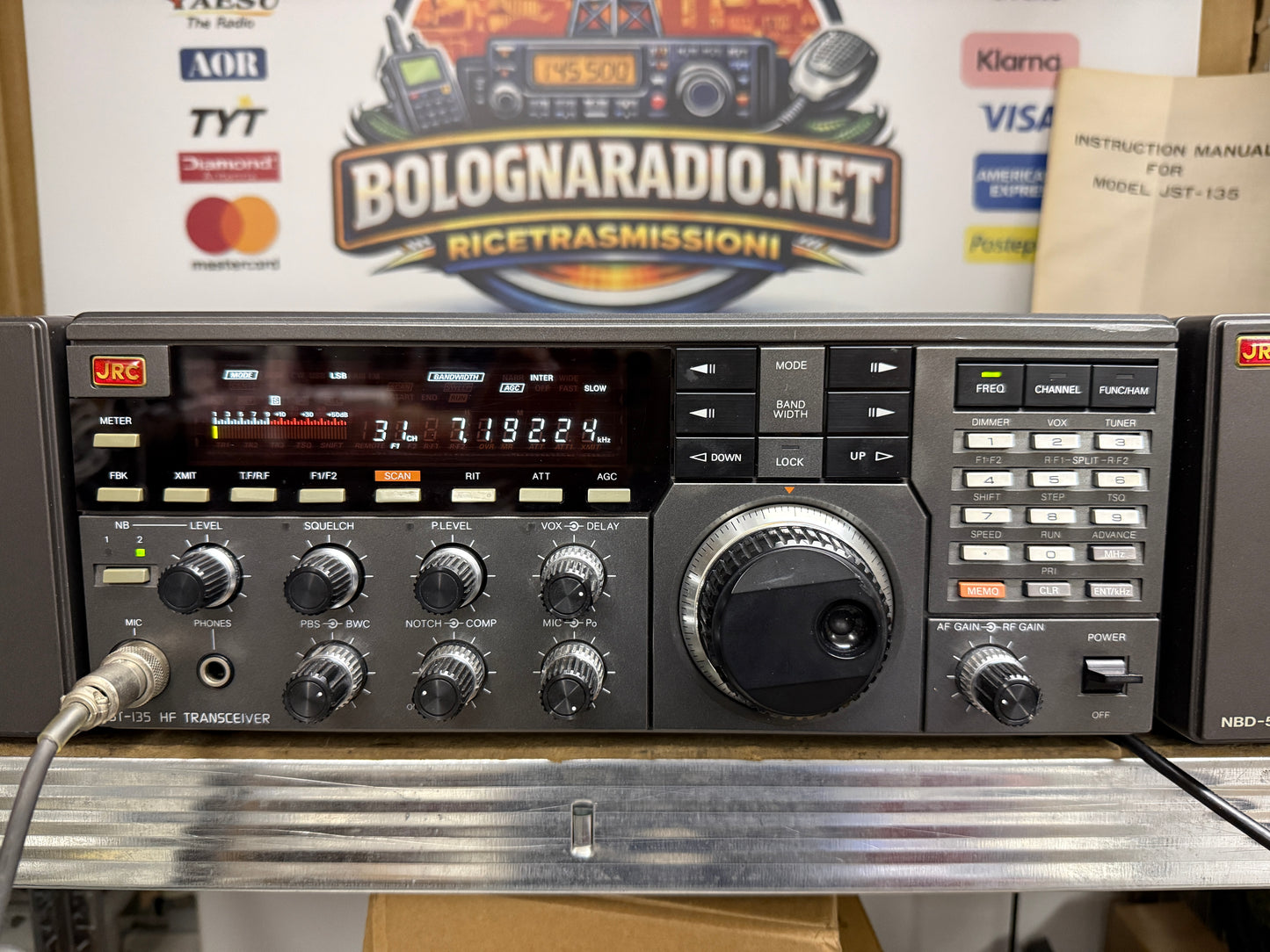 A-1 JRC-135 + Bwc + Alimentatore + speaker Garanzia 12 Mesi