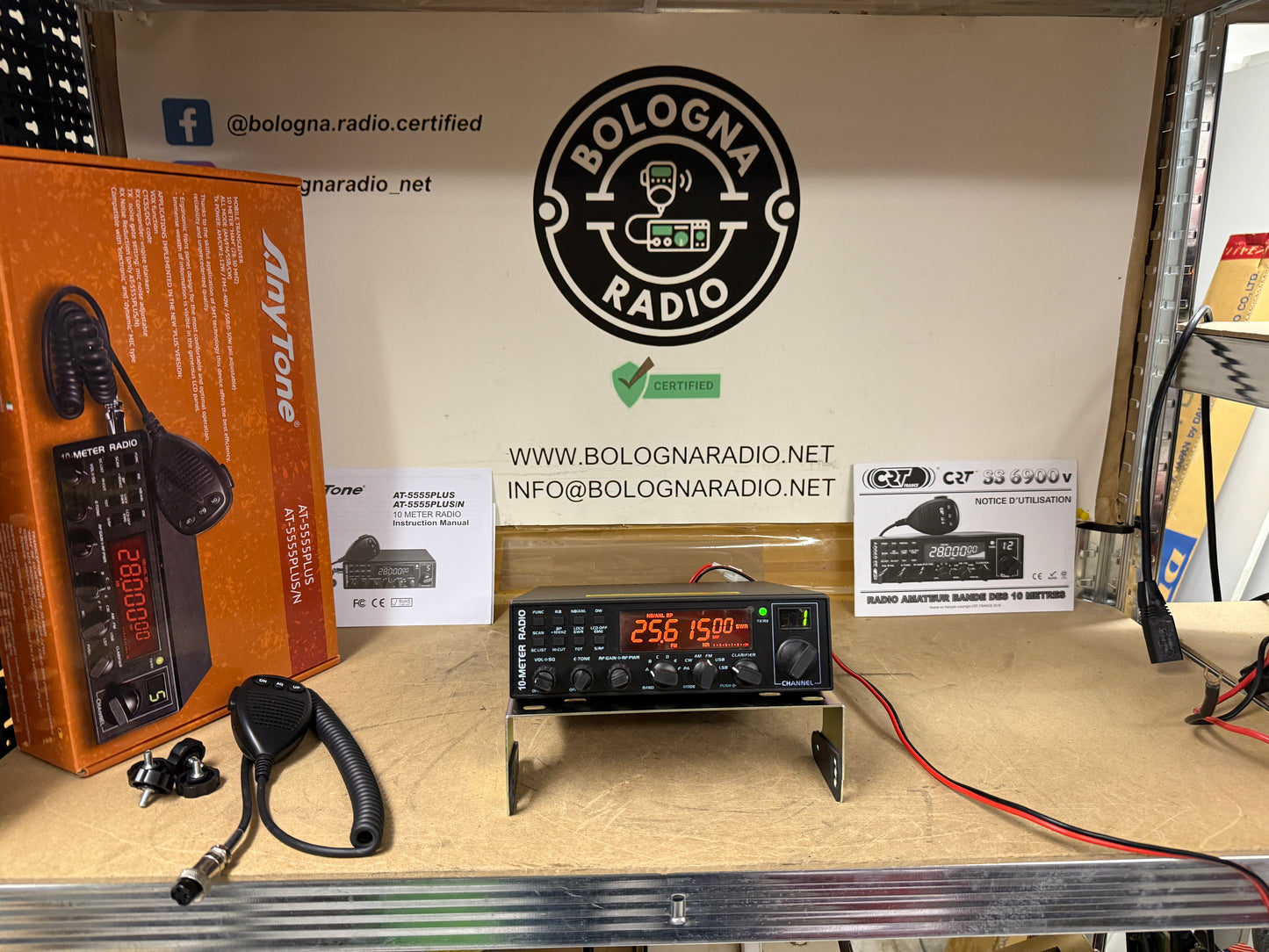 Ricetrasmettitore  Anytone AT 5555 plus 45 watt full set