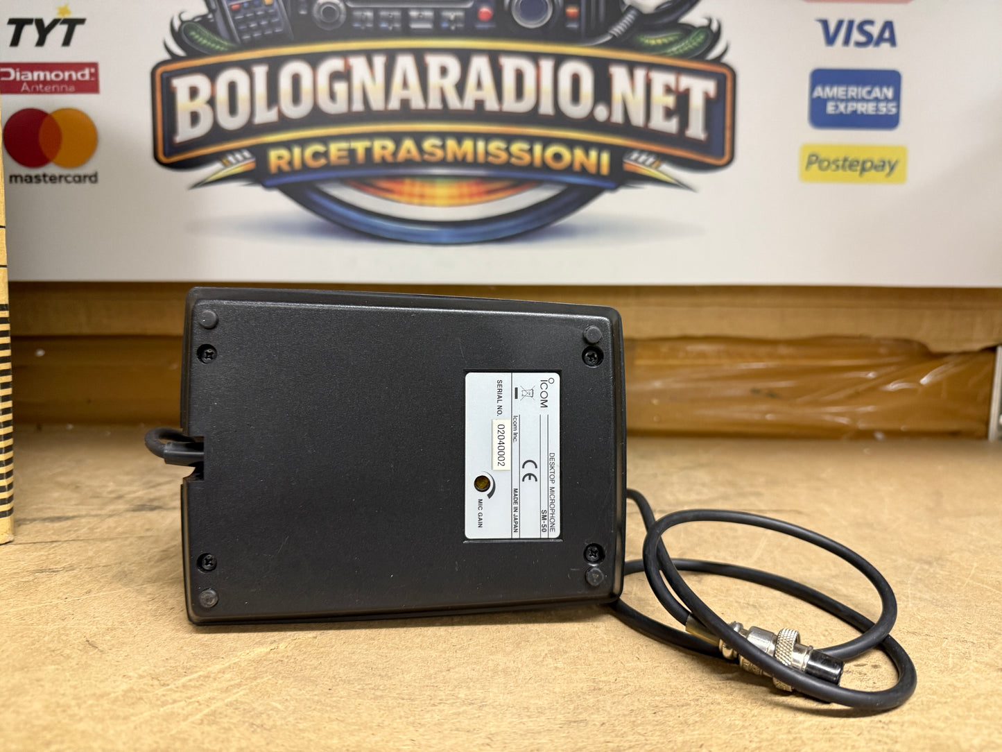 Icom SM 50 perfetto full set