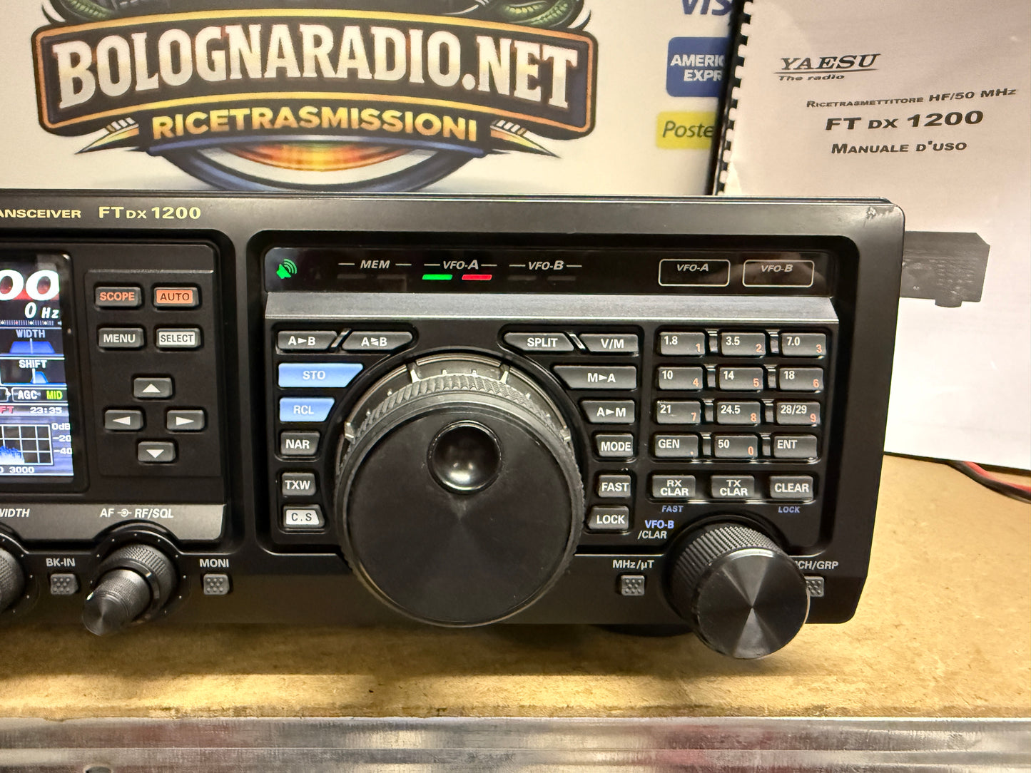Yaesu FT dx 1200 + FFT1 + imballo Garanzia 12 Mesi