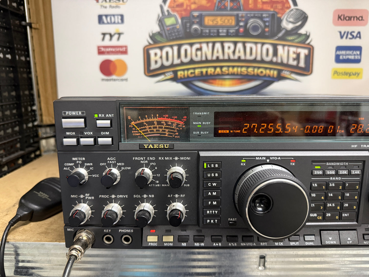 Yaesu FT 1000D + BPF1 + full filtri doppio imballo Garanzia 12 mesi