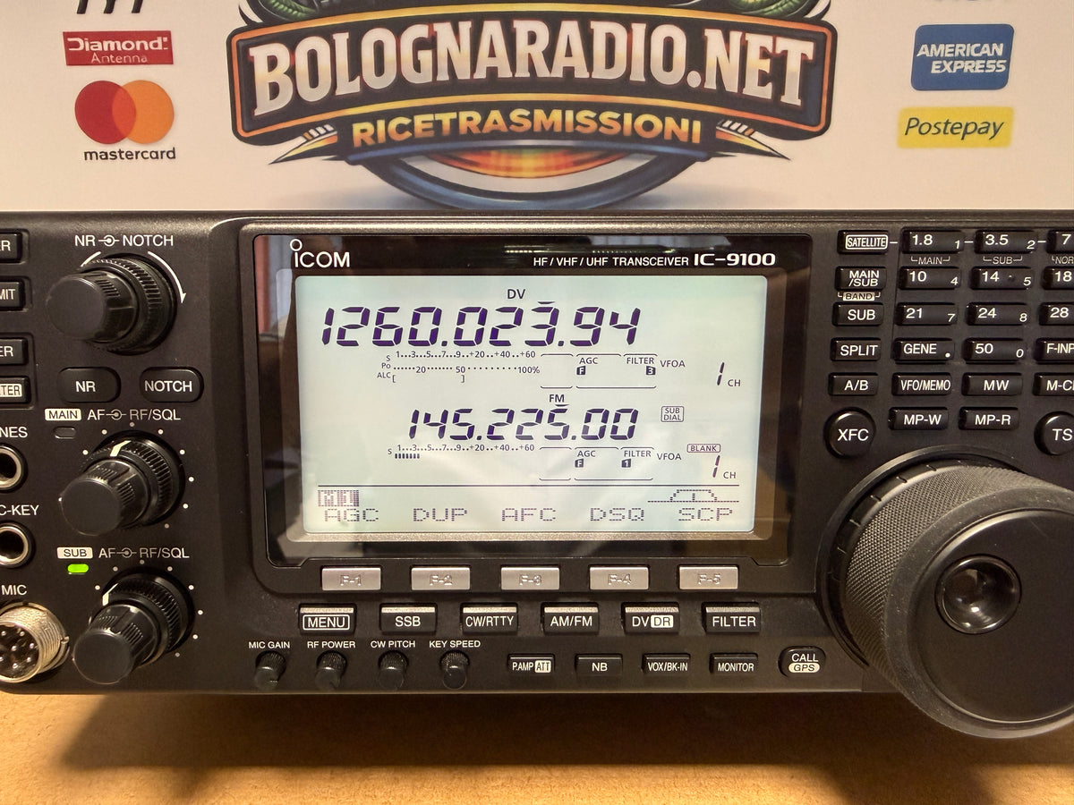 Icom IC 9100 + 1200 Mhz + Dstar pari al nuovo full set Garanzia 12 Mesi