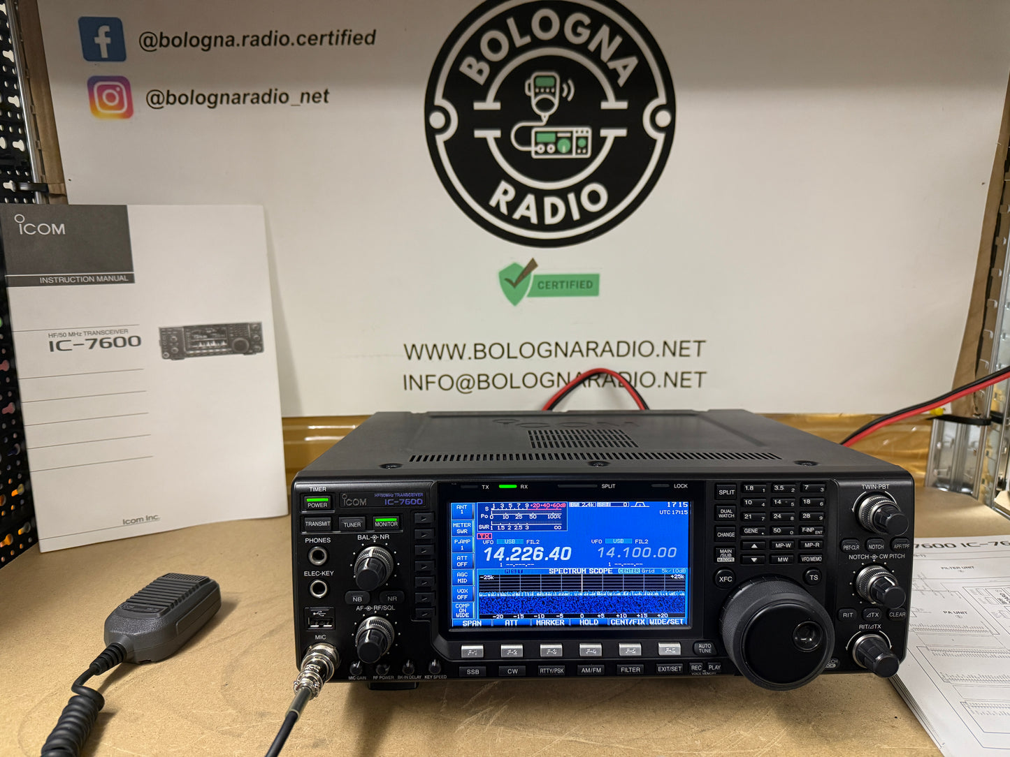 icom ic 7600 pari al nuovo