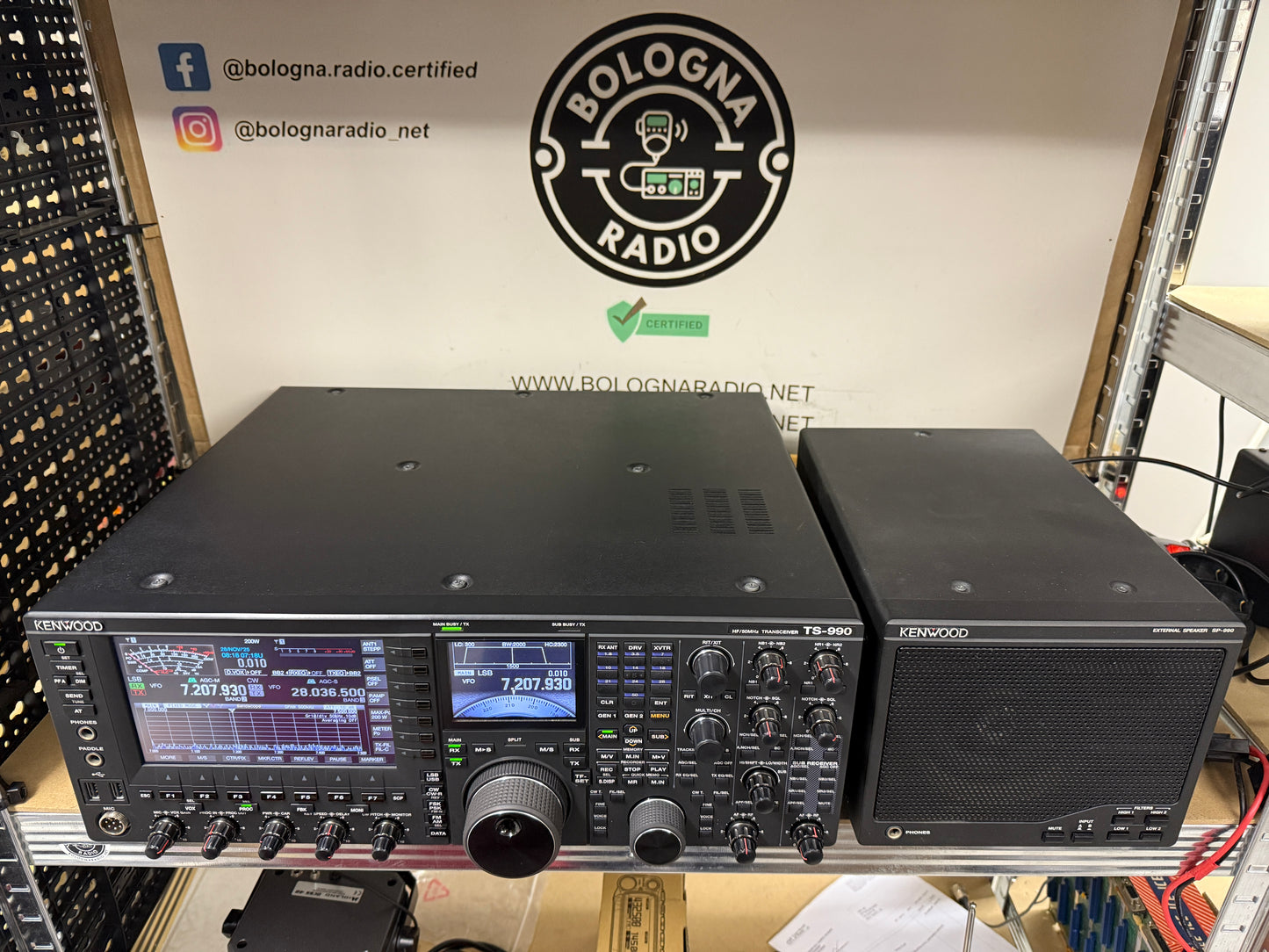 Kenwood TS 990 + SP 990 pari al nuovo Garanzia 12 Mesi