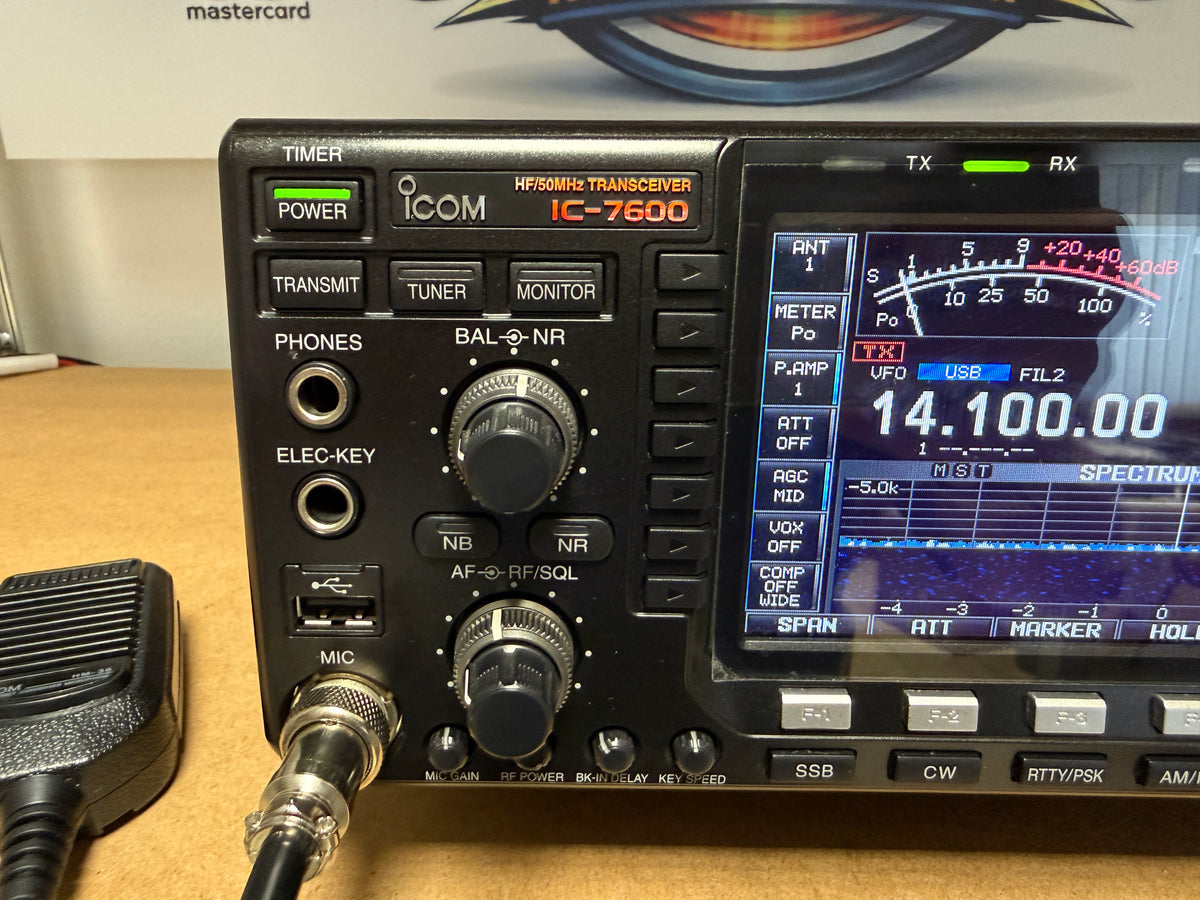 Icom ic 7600 pari al nuovo full set Garanzia 12 Mesi