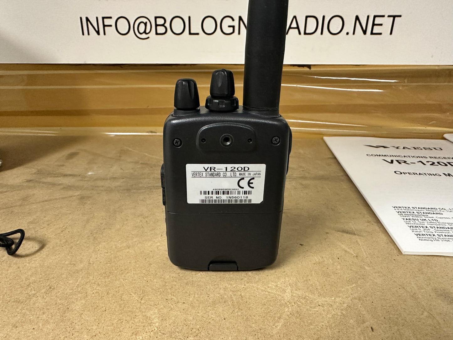 Yaesu vr 120d pari al nuovo full set