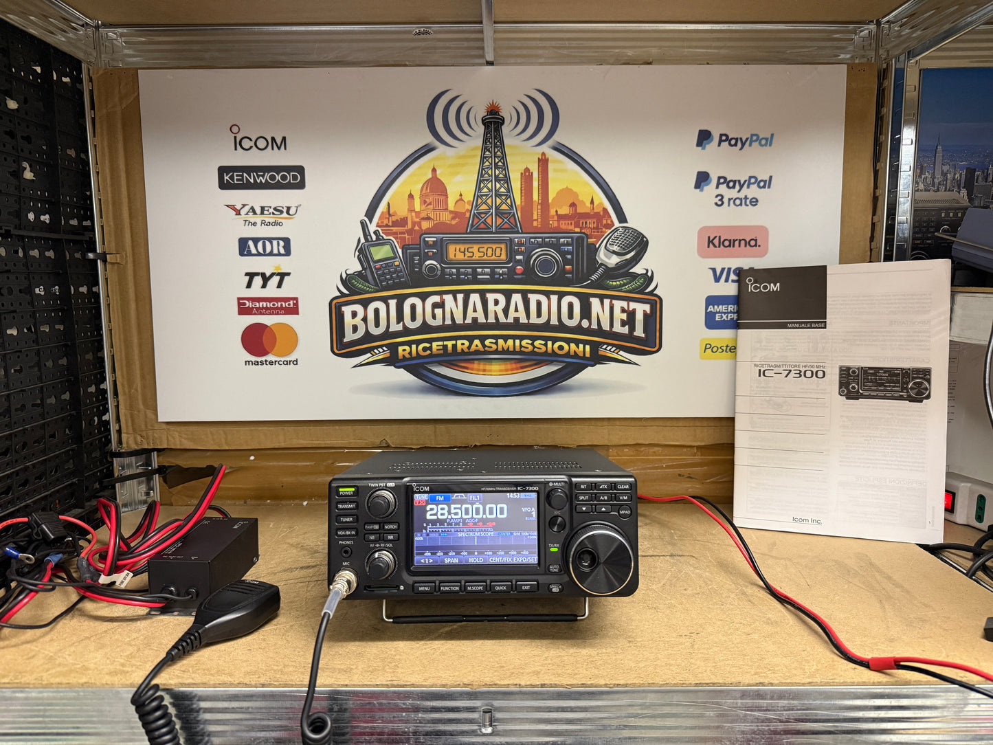 Icom ic 7300 pari al nuovo full set Garanzia 12 Mesi