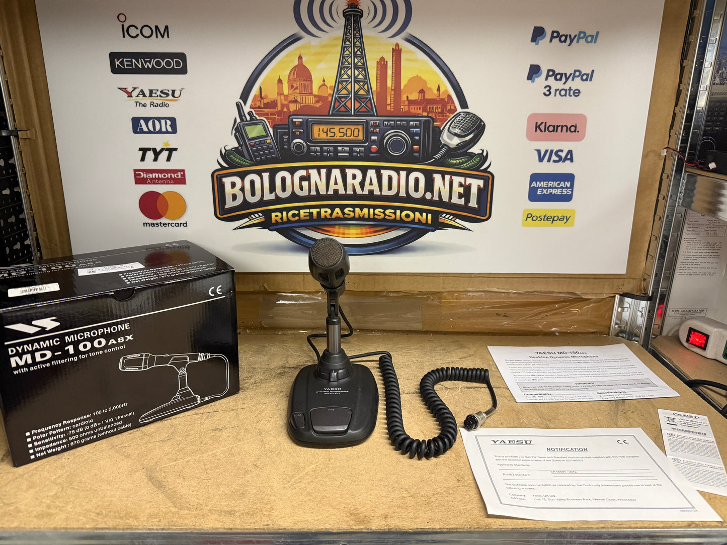 Yaesu MD 100 a8x full set