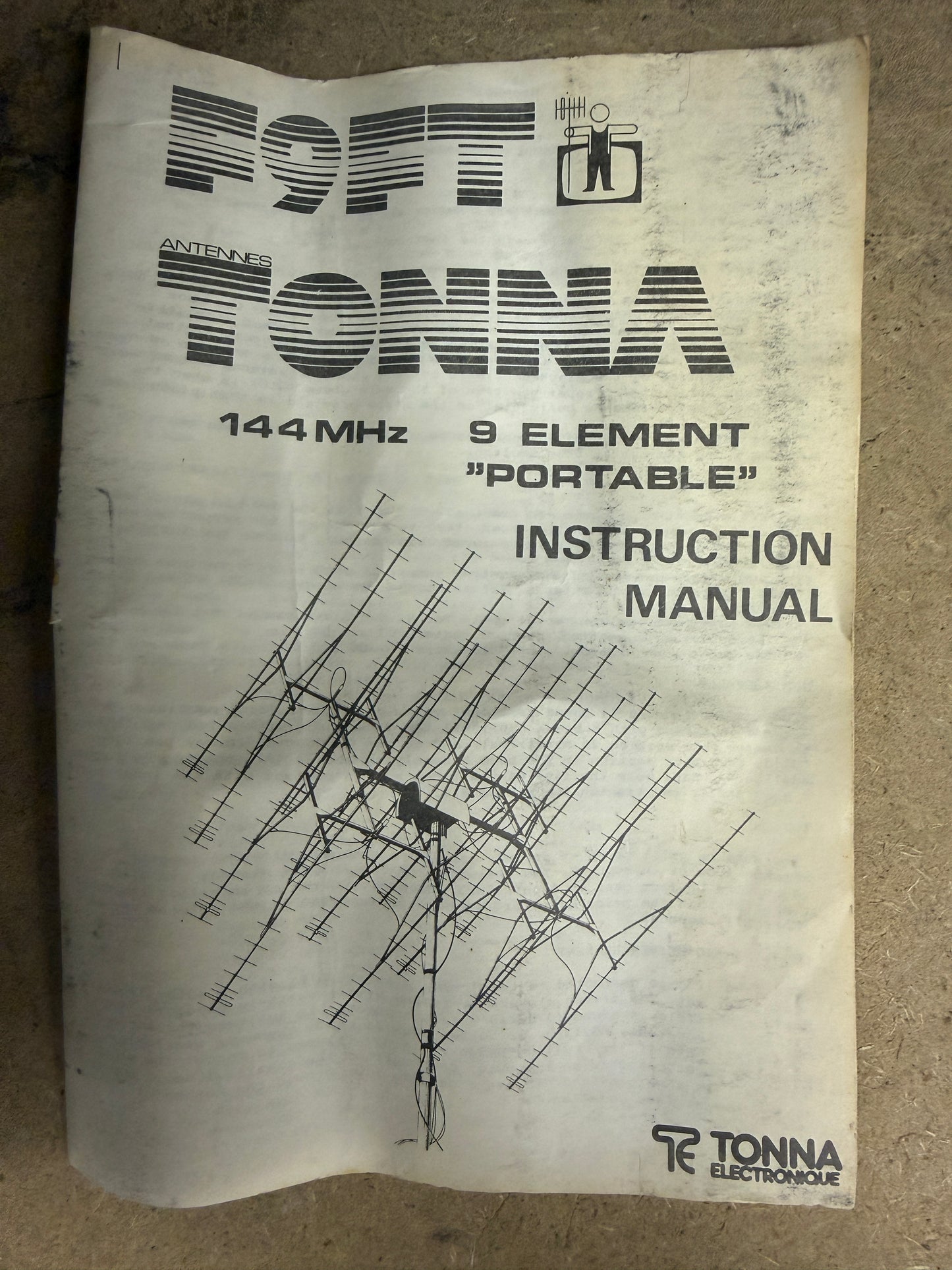 Antenna Tonna F9FT a 9 elementi 144Mhz