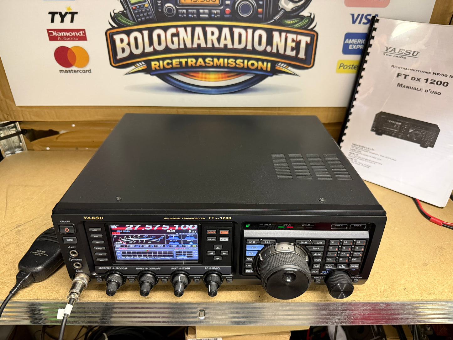 Yaesu FT dx 1200 + FFT1 + imballo Garanzia 12 Mesi