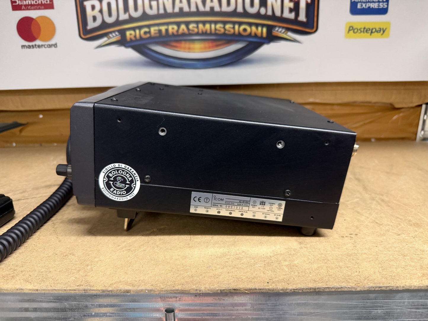 A-1 Icom IC 910 H + 1200 Mhz + 2 dsp Garanzia 12 Mesi