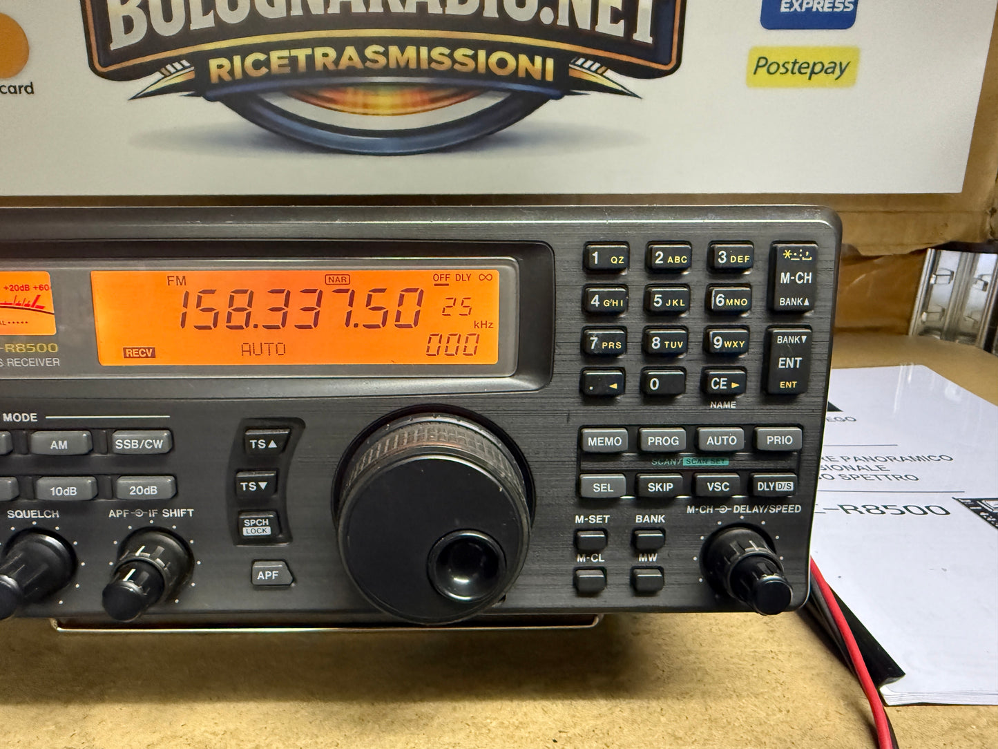 Icom IC R 8500 perfetto Garanzia 12 Mesi