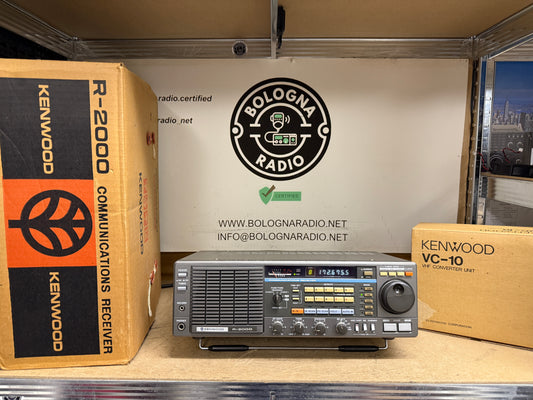 A-1 Kenwood R 2000 + modulo VHF + imballi originali revisionata  perfetta Garanzia 12 mesi