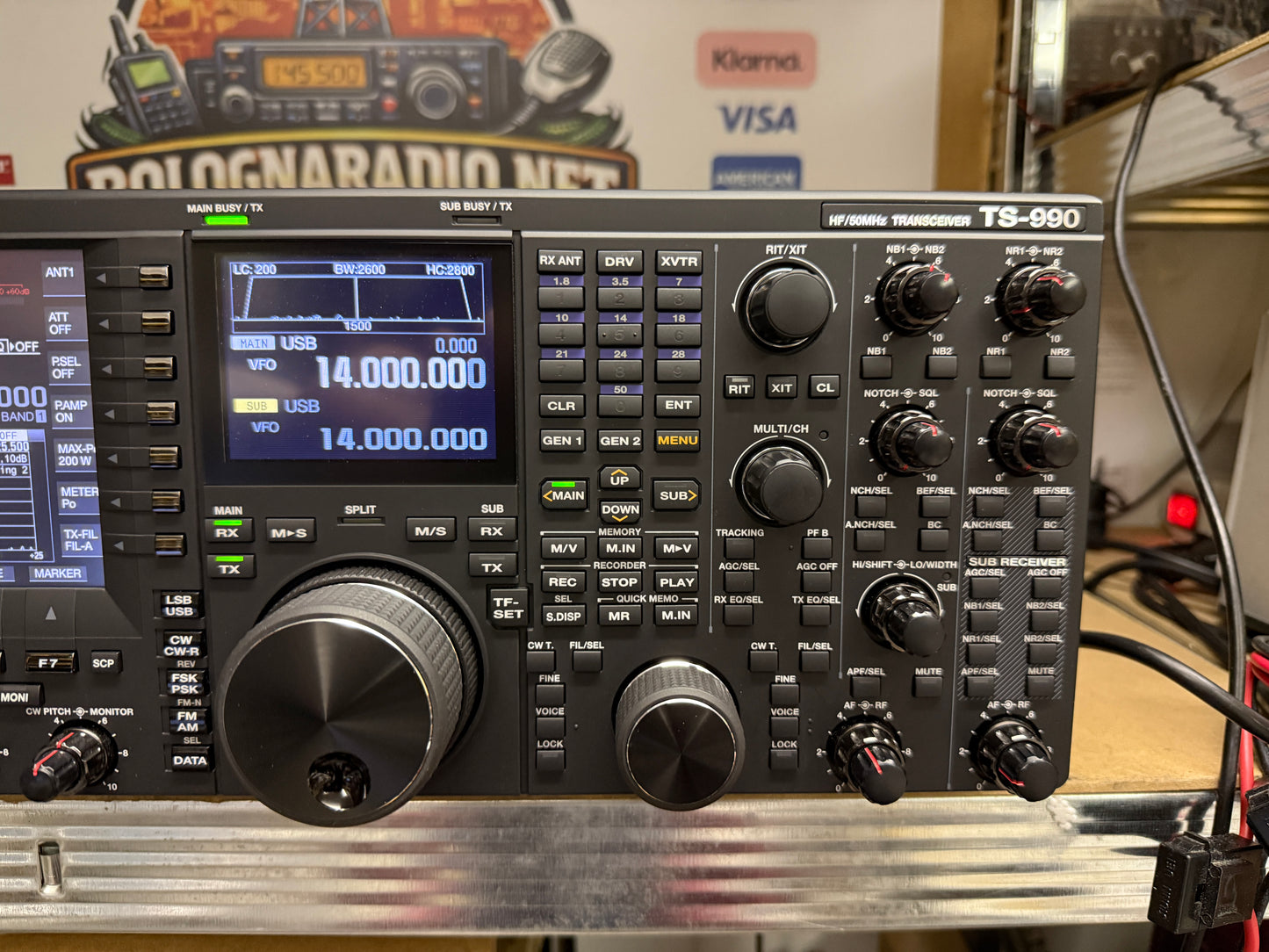 A-1 Kenwood TS 990 + SP 990 pari al nuovo Garanzia 12 Mesi