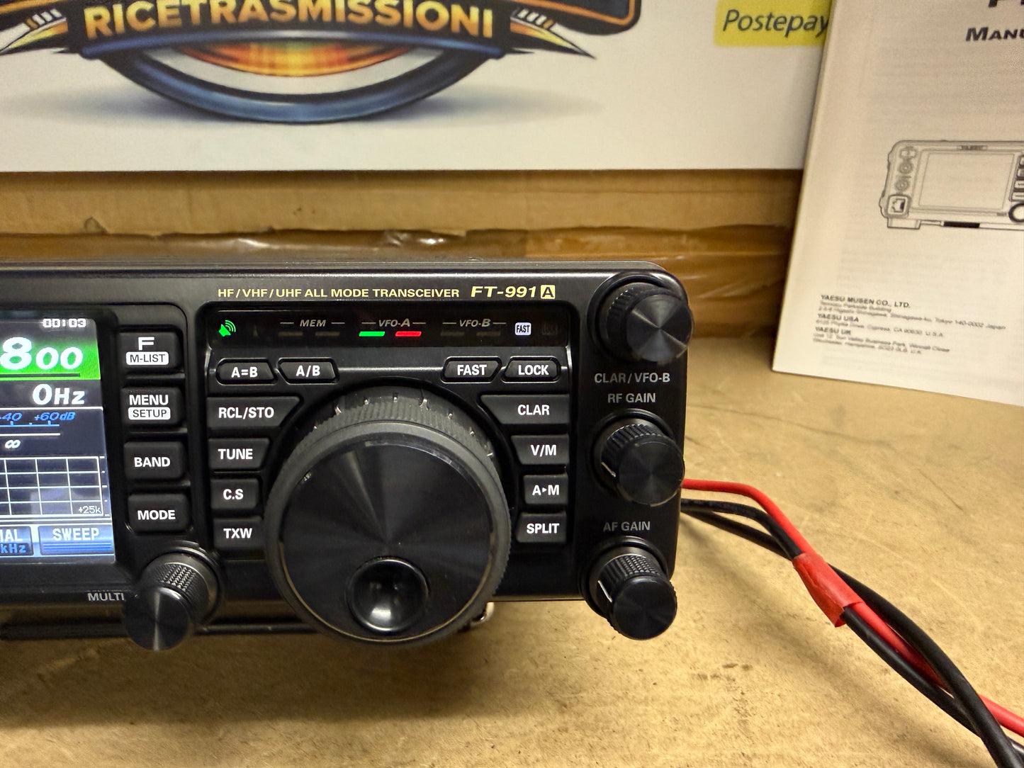 A-1 Yaesu FT 991A pari al nuovo garanzia 12 mesi full set