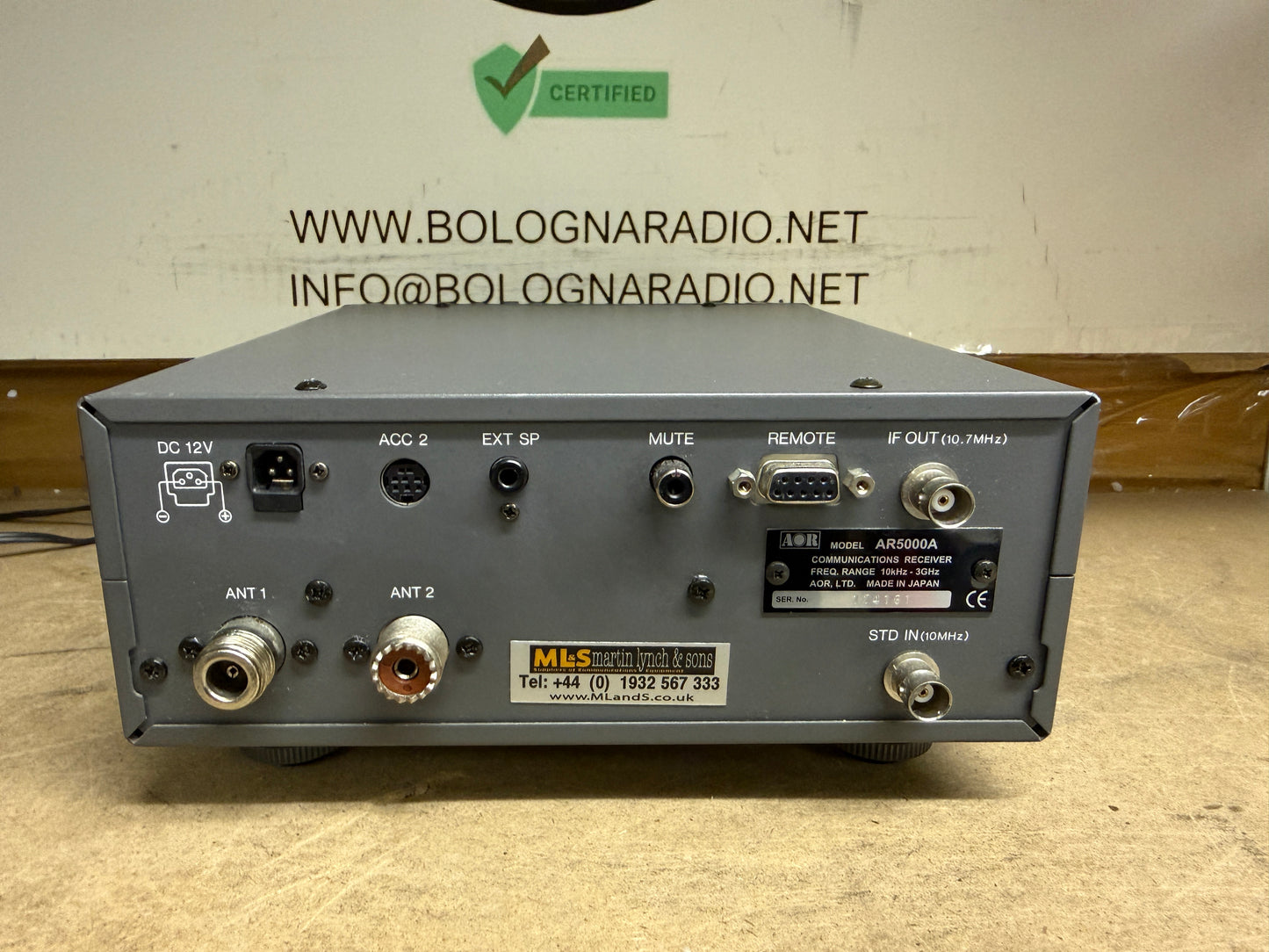 A-1 Aor AR 5000A pari al nuovo 0,01-3000 MHz AM / FM / WFM / SSB / CW
