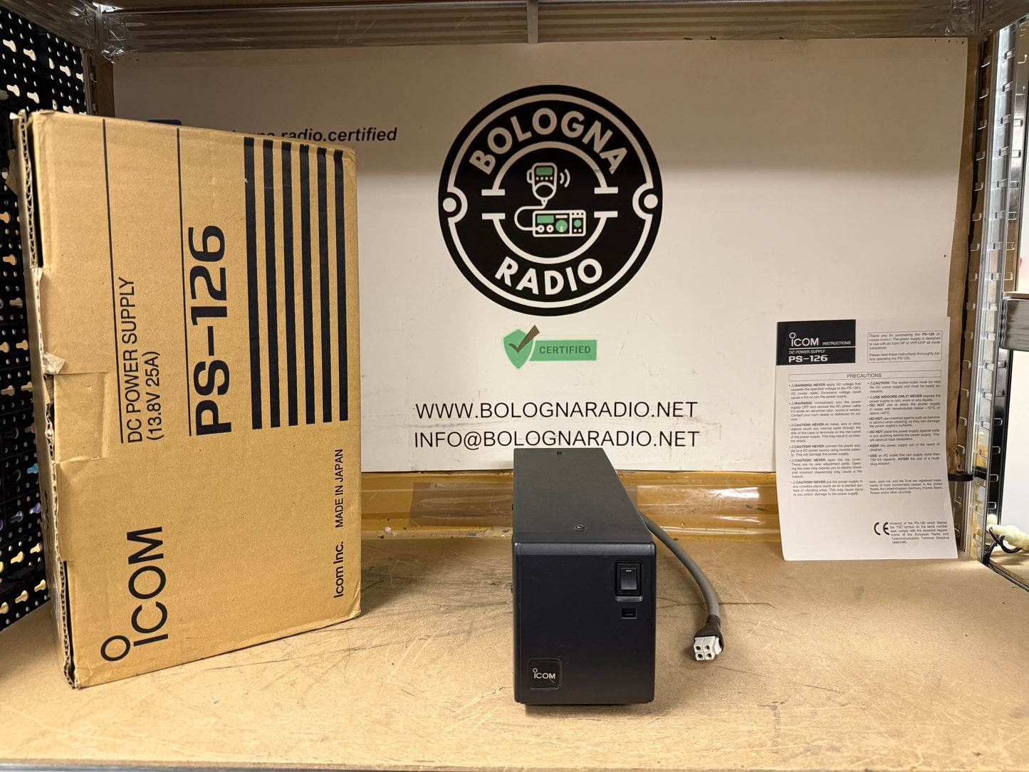 Icom PS 126 alimentatore di linea 25A pari al nuovo