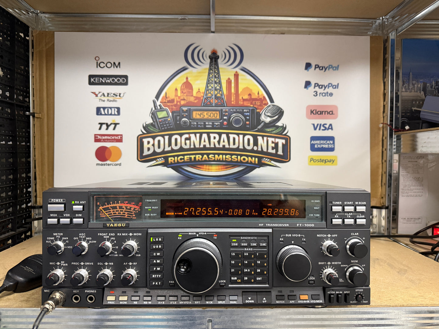 Yaesu FT 1000D + BPF1 + full filtri doppio imballo Garanzia 12 mesi
