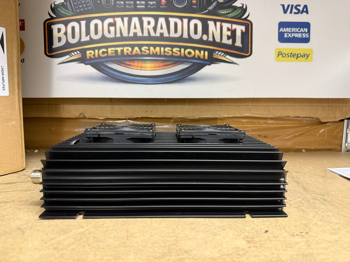 RM KL-505V BLACK AMPLIFICATORE
LINEARE HF LARGA BANDA 300W - 12V CON VENTOLE