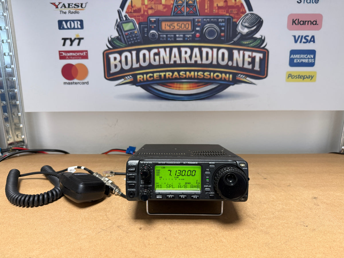 Icom IC 706 MK2 discreto Garanzia 12 Mesi