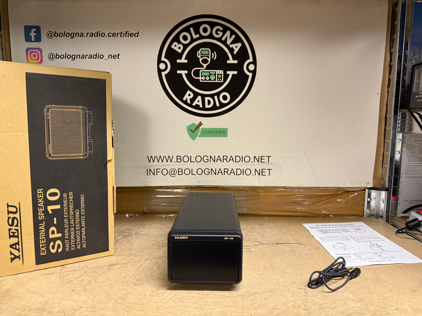 Yaesu SP 10 pari al nuovo full set .