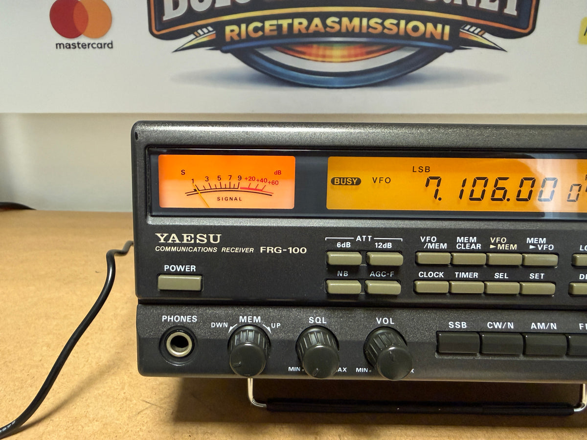Yaesu FRG 100 pari al nuovo Garanzia 12 Mesi