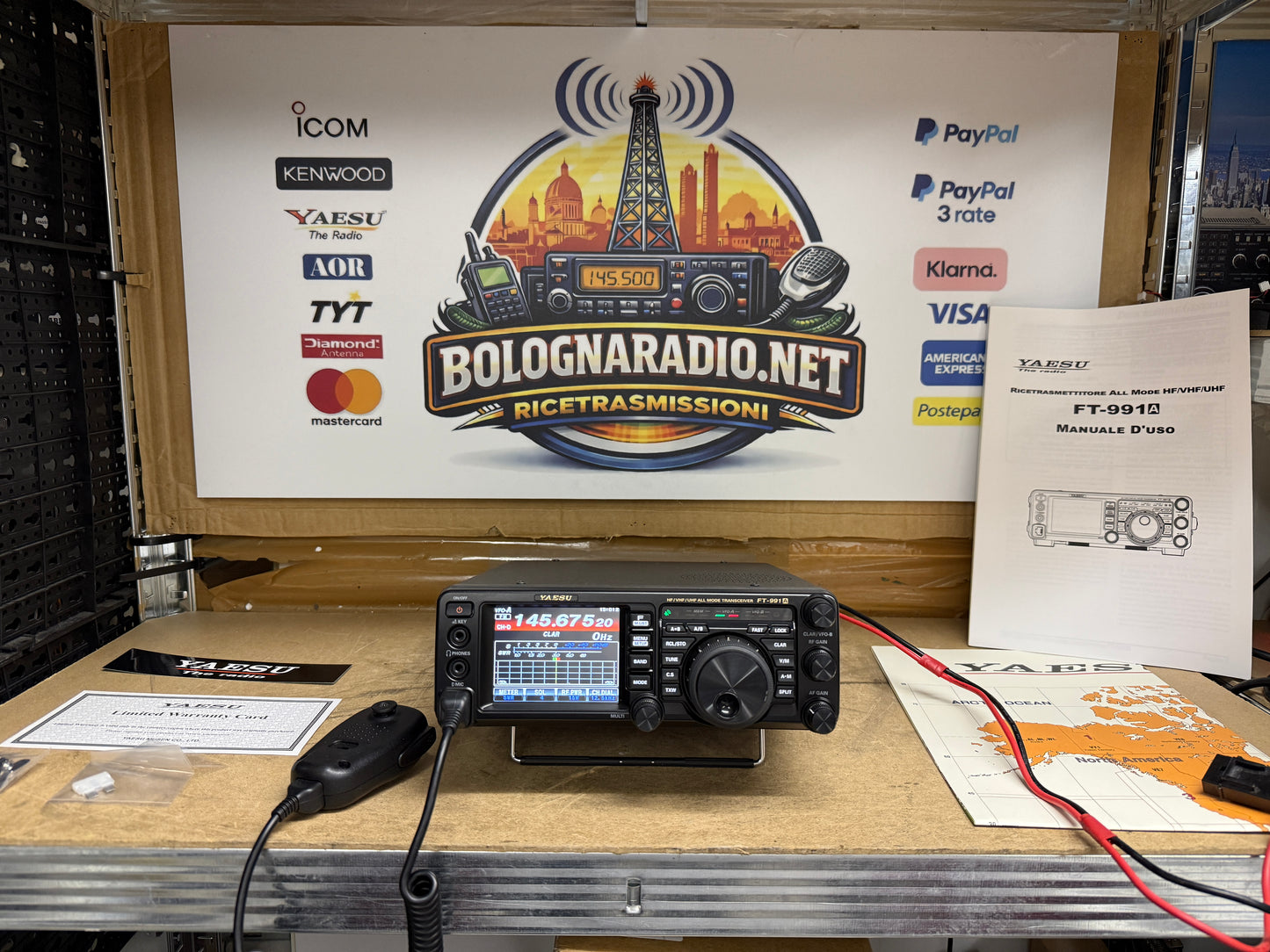 Yaesu FT 991A pari al nuovo garanzia 12 mesi full set
