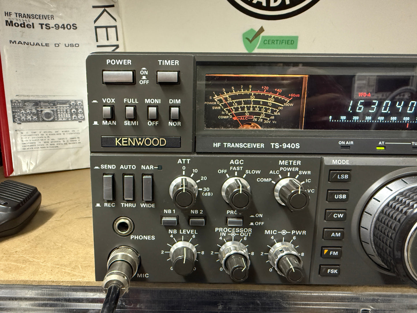 A1 Kenwood TS 940 sat 100 watt revisionato Garanzia 12 mesi