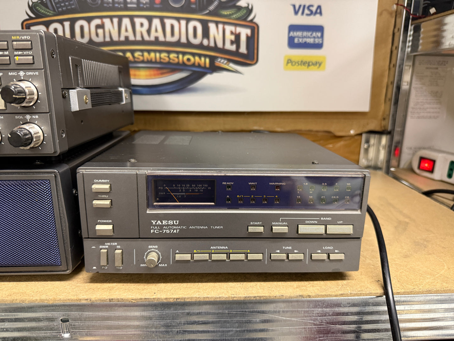 Yaesu FT 757 GX + FP757HD + FC 757AT perfetto Garanzia 12 Mesi