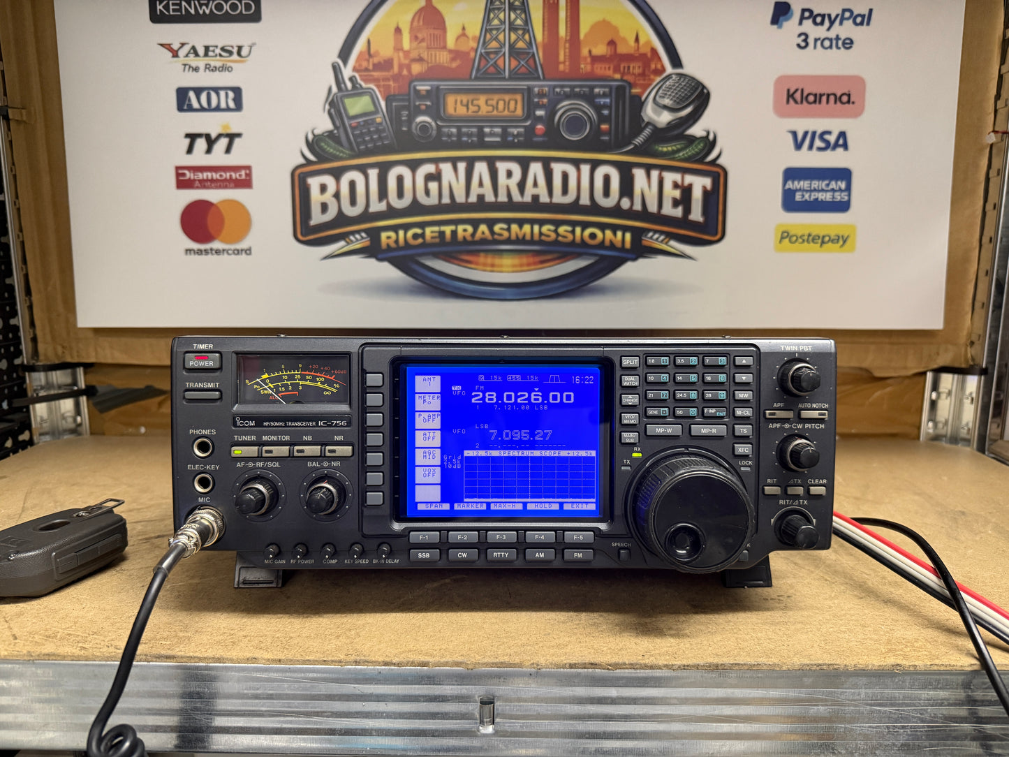 Icom 756 perfetto Garanzia 12 Mesi