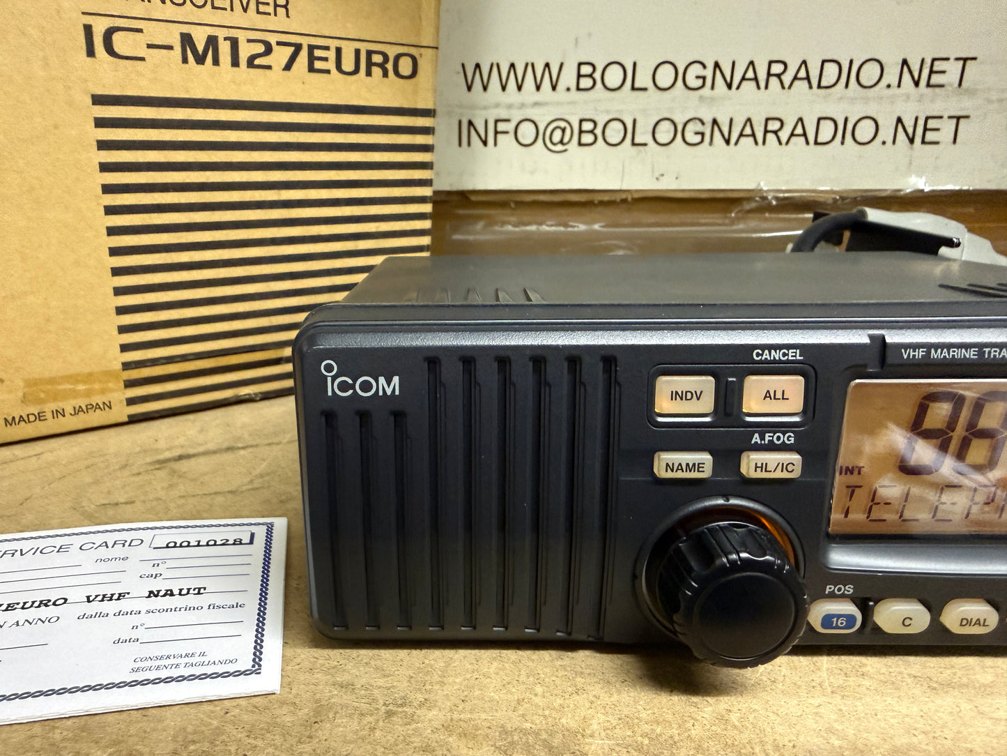 Icom IC-127euro radio marina