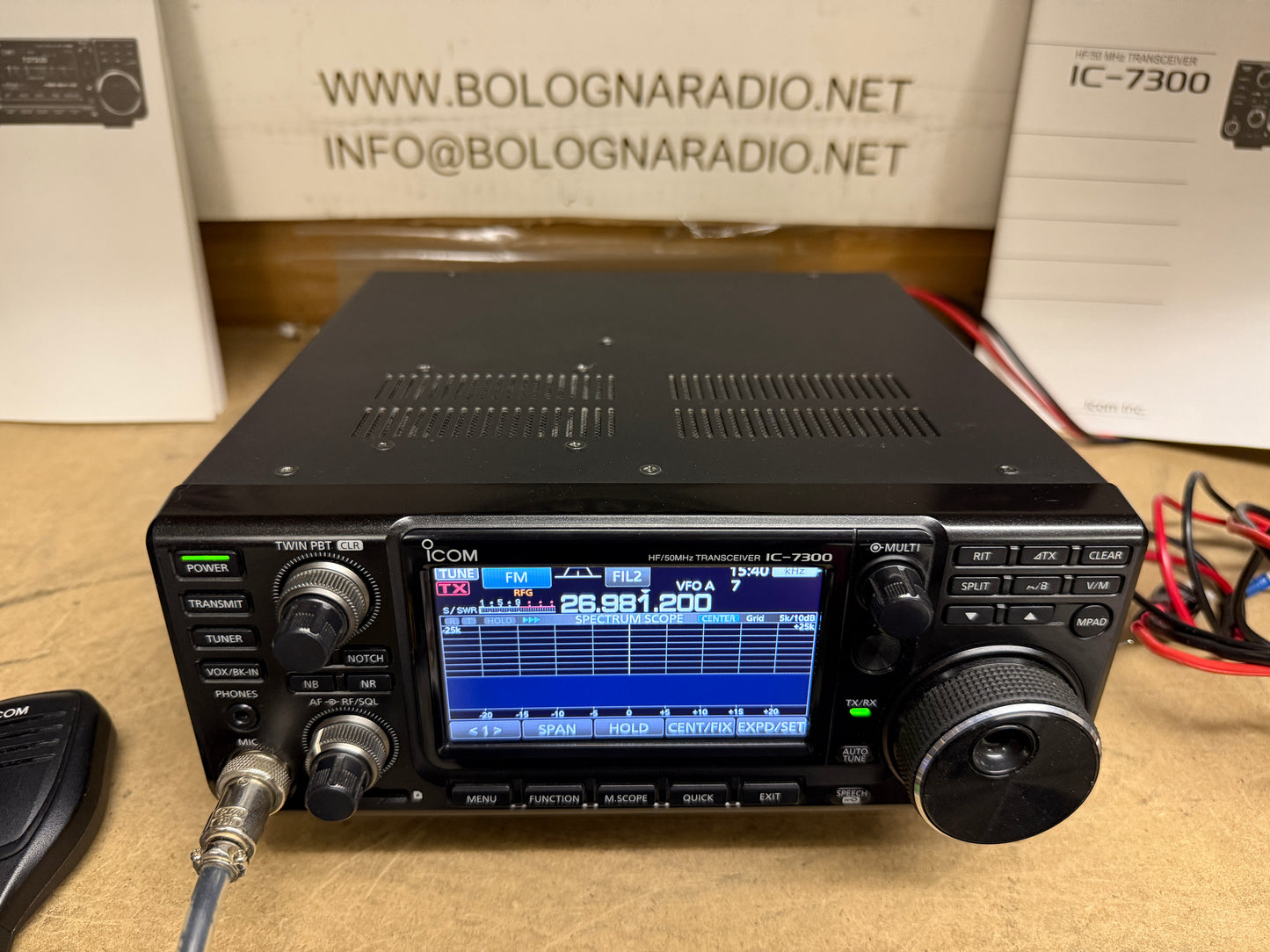 A-1 Icom ic 7300 full set Garanzia 12 Mesi full set